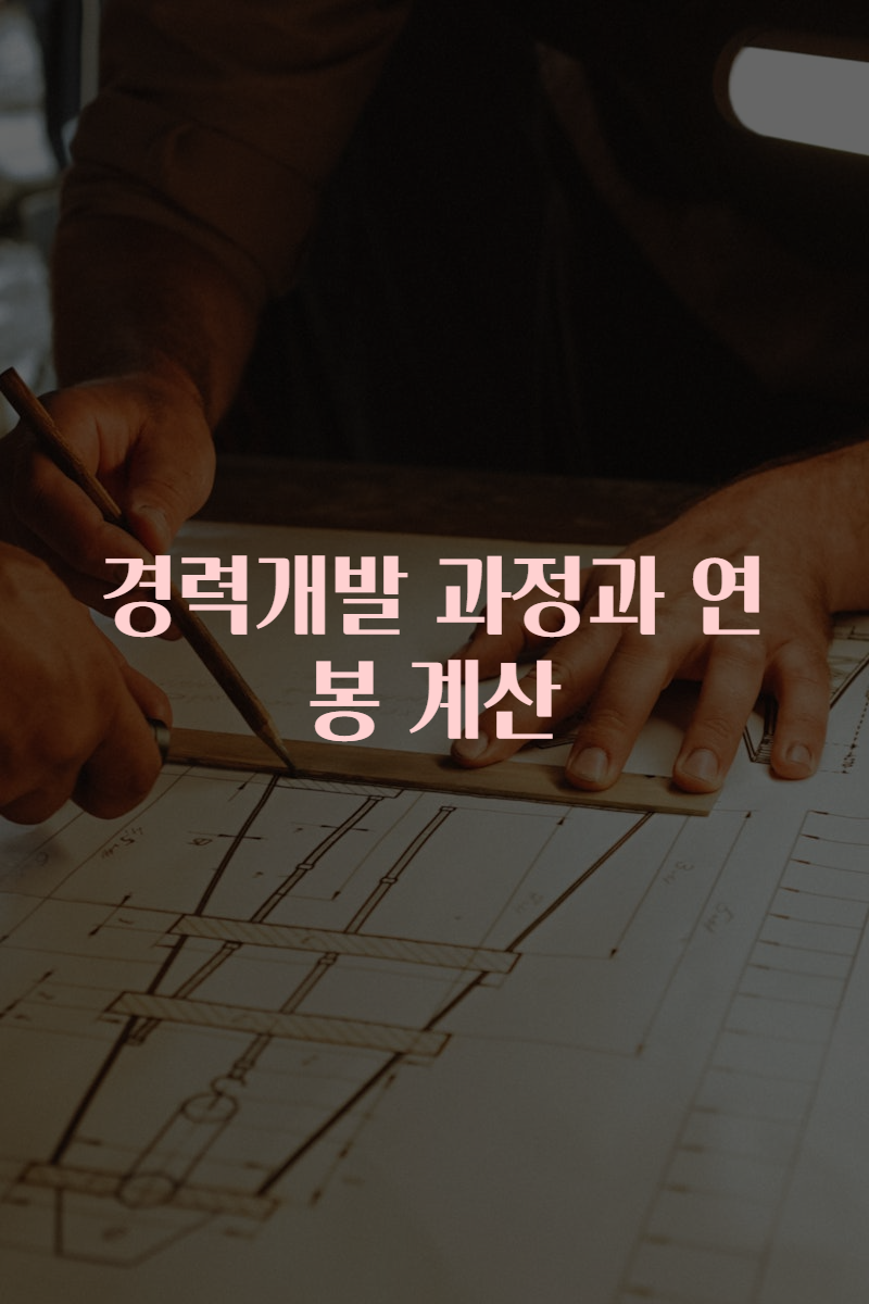 경력개발 과정과 연봉 계산