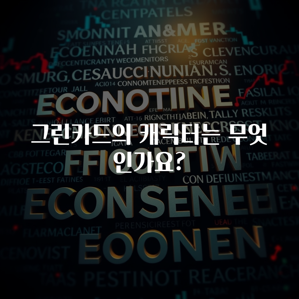 그린카드의 캐릭터는 무엇인가요?
