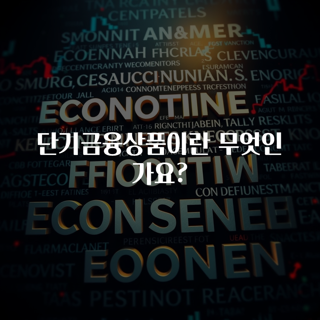 단기금융상품이란 무엇인가요?