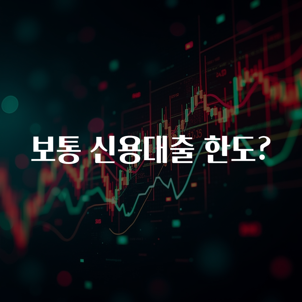 보통 신용대출 한도?
