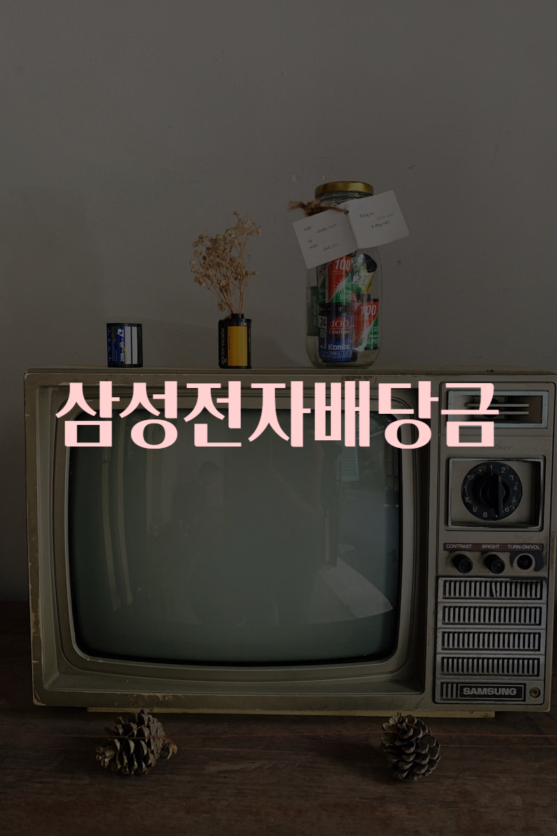 삼성전자배당금