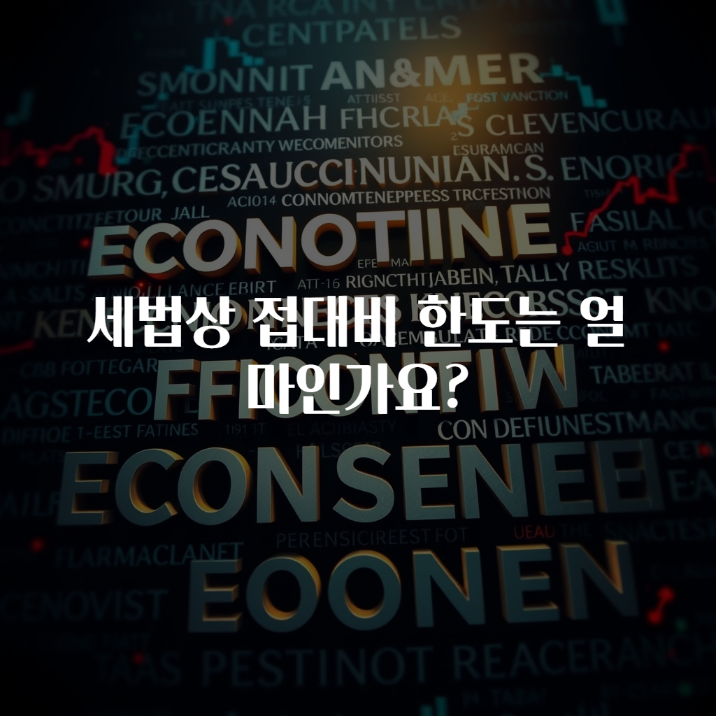 세법상 접대비 한도는 얼마인가요?