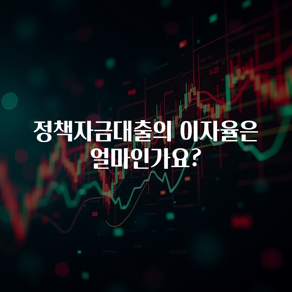 정책자금대출의 이자율은 얼마인가요?