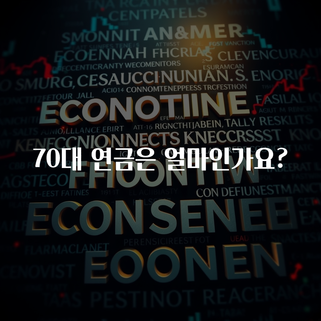 70대 연금은 얼마인가요?