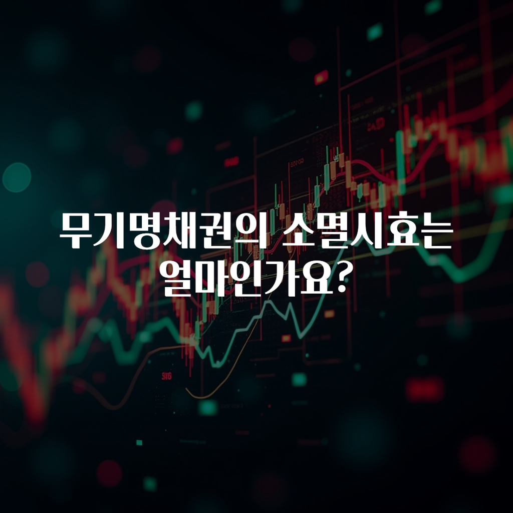 무기명채권의 소멸시효는 얼마인가요?
