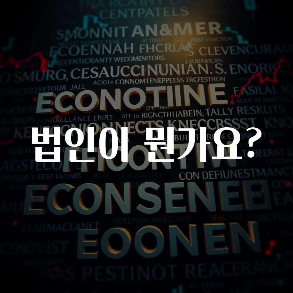 법인이 뭔가요?