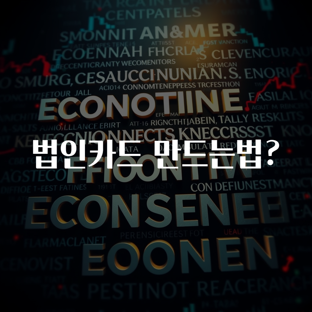 법인카드 만드는법?