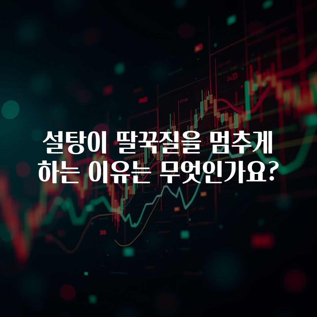 설탕이 딸꾹질을 멈추게 하는 이유는 무엇인가요?