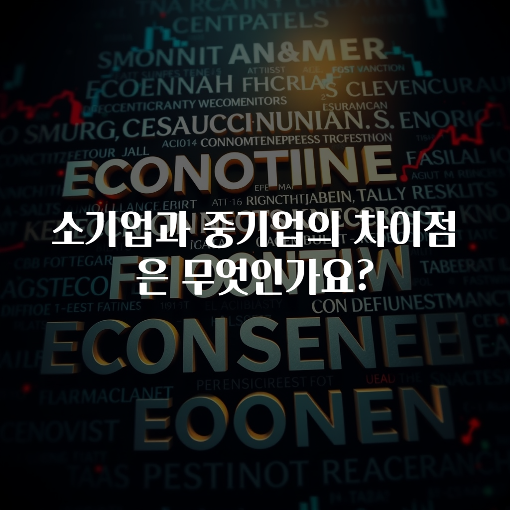소기업과 중기업의 차이점은 무엇인가요?