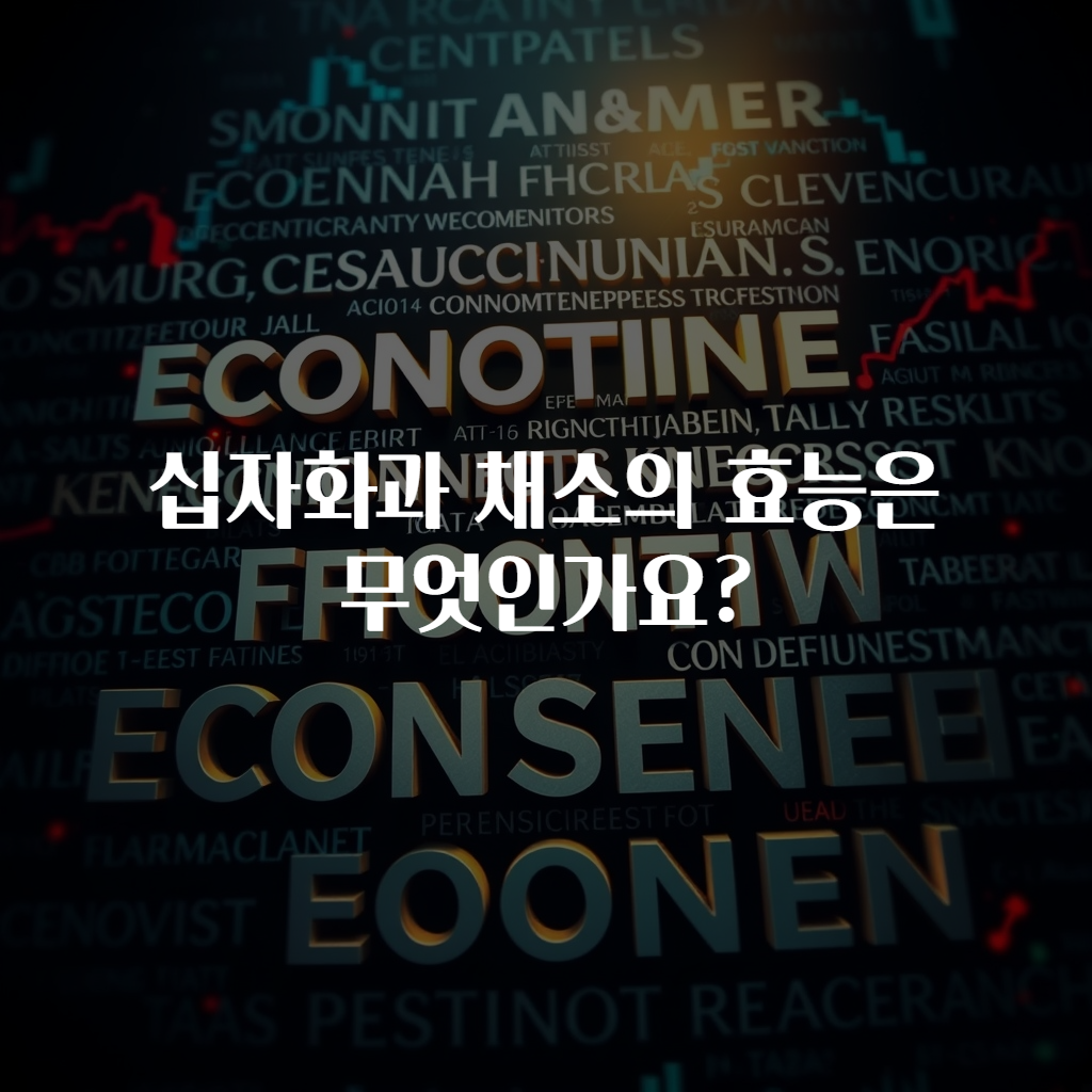 십자화과 채소의 효능은 무엇인가요?