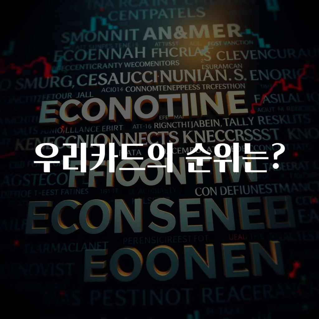 우리카드의 순위는?