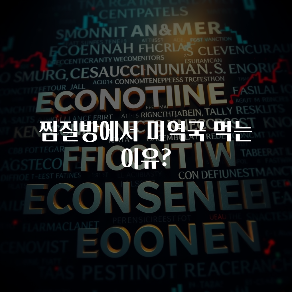 찜질방에서 미역국 먹는 이유?