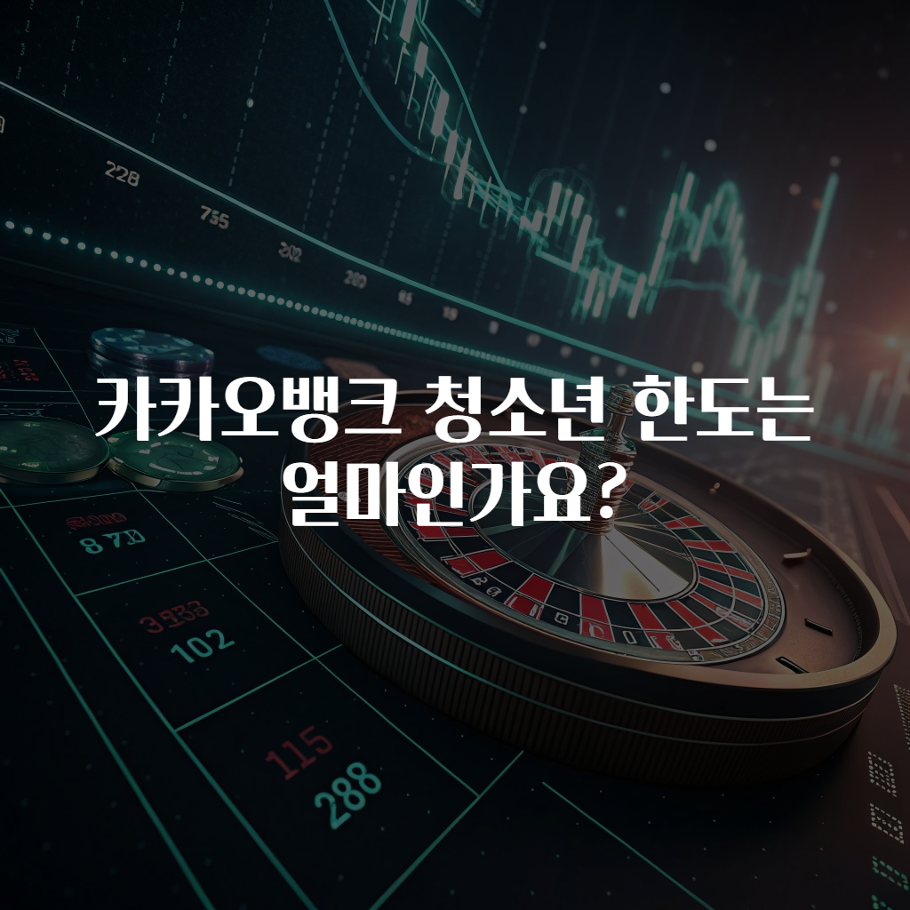 카카오뱅크 청소년 한도는 얼마인가요?