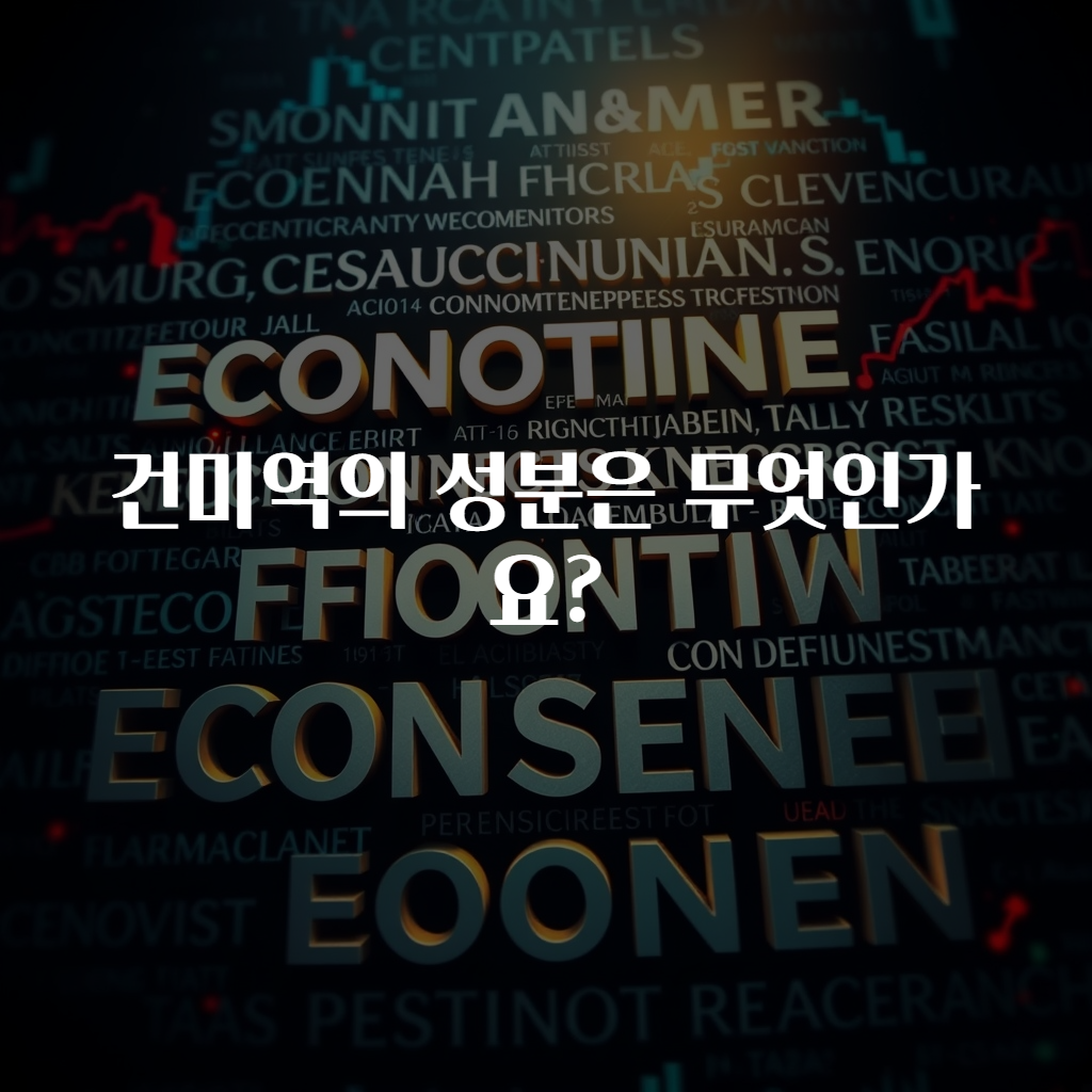 건미역의 성분은 무엇인가요?