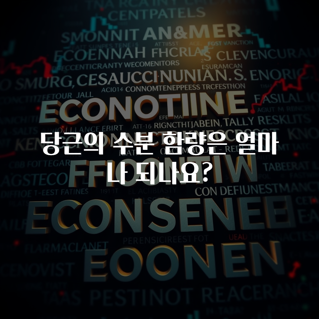당근의 수분 함량은 얼마나 되나요?