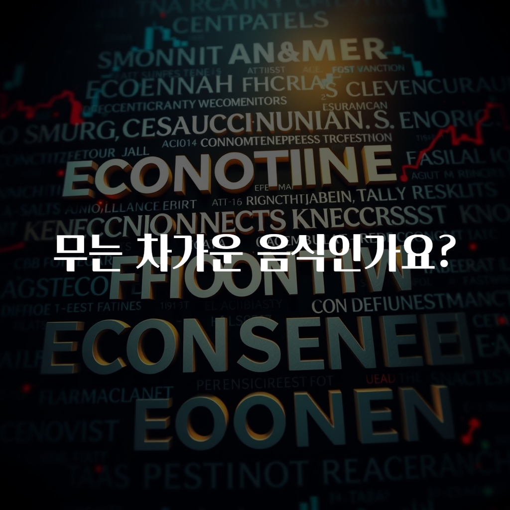 무는 차가운 음식인가요?