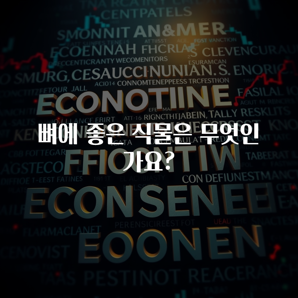 뼈에 좋은 식물은 무엇인가요?