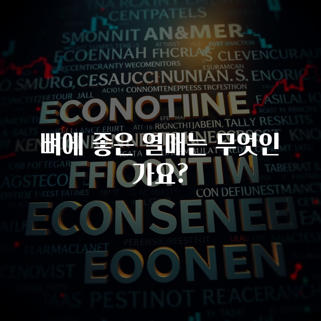뼈에 좋은 열매는 무엇인가요?