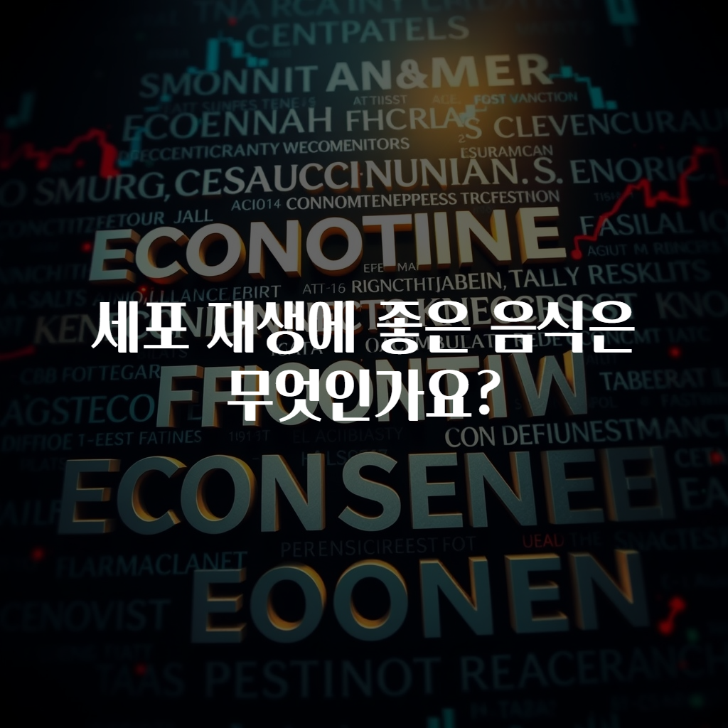 세포 재생에 좋은 음식은 무엇인가요?