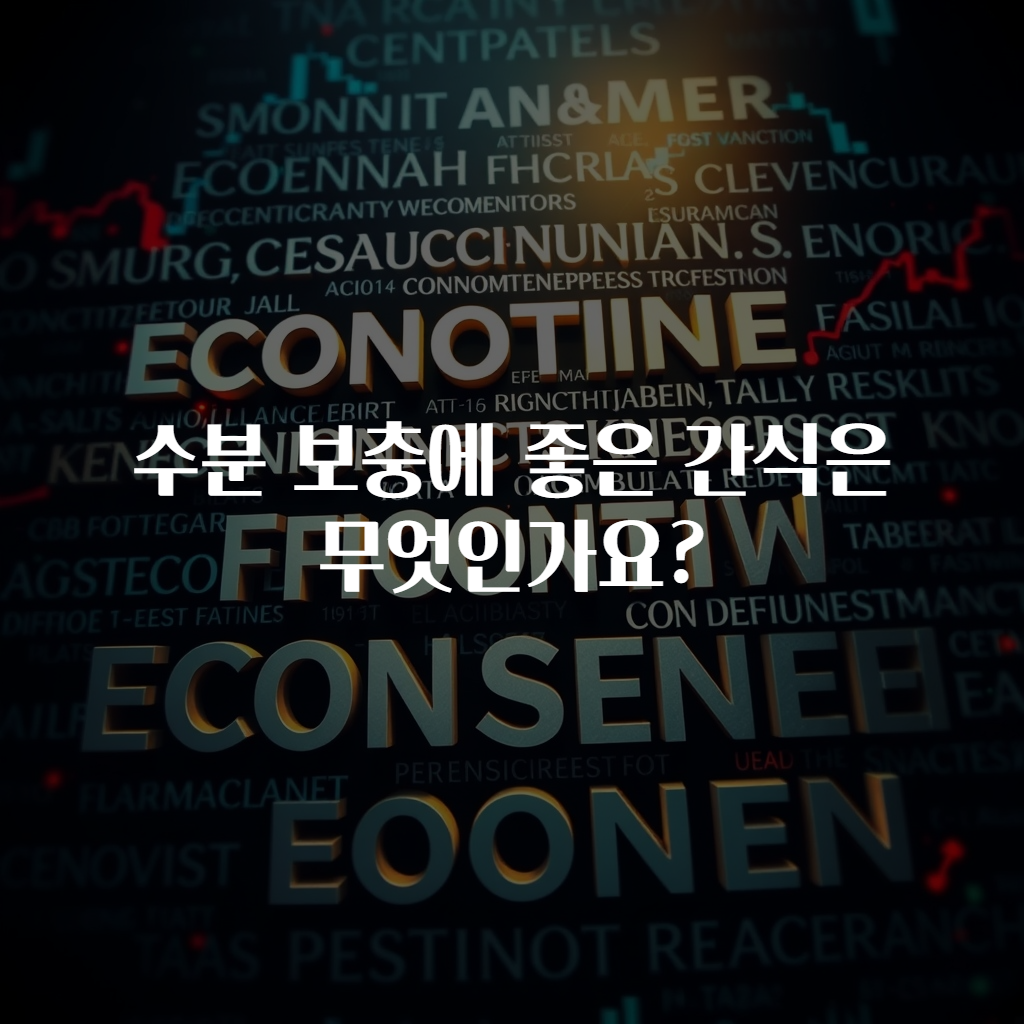 수분 보충에 좋은 간식은 무엇인가요?