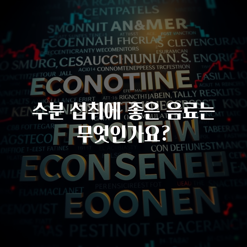 수분 섭취에 좋은 음료는 무엇인가요?