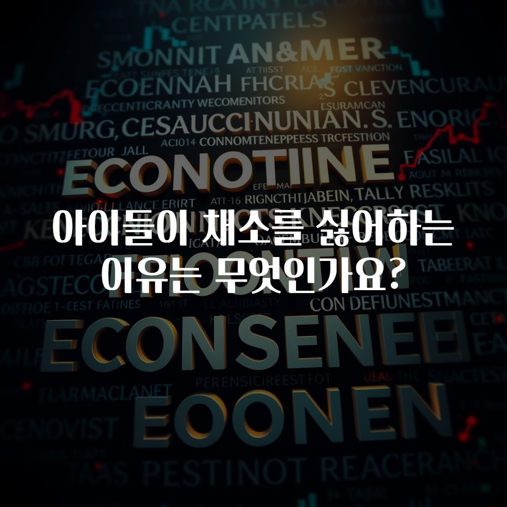 아이들이 채소를 싫어하는 이유는 무엇인가요?