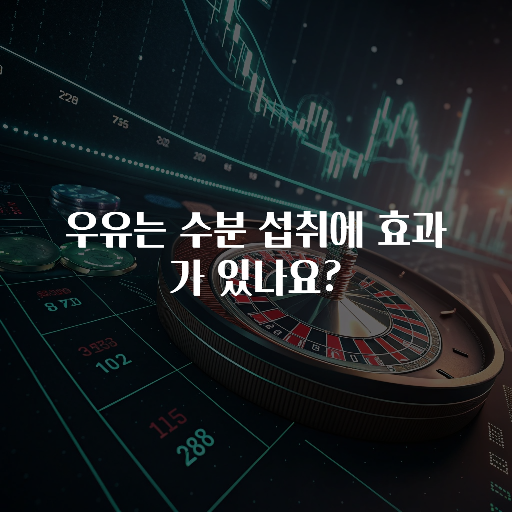 우유는 수분 섭취에 효과가 있나요?