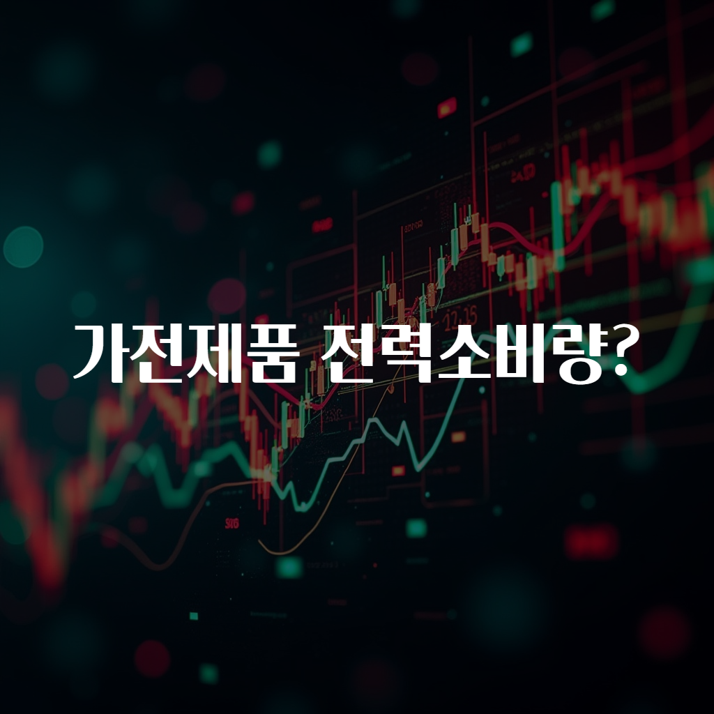가전제품 전력소비량?