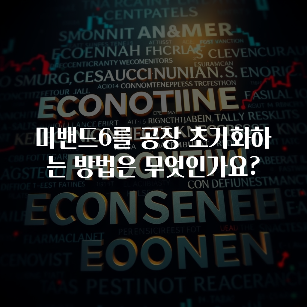 미밴드6를 공장 초기화하는 방법은 무엇인가요?