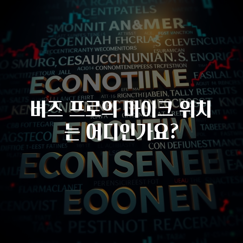 버즈 프로의 마이크 위치는 어디인가요?