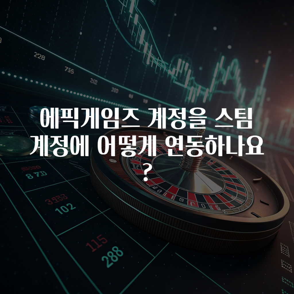 에픽게임즈 계정을 스팀 계정에 어떻게 연동하나요?