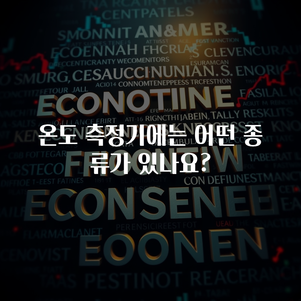 온도 측정기에는 어떤 종류가 있나요?