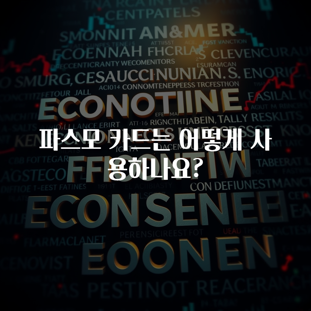 파스모 카드는 어떻게 사용하나요?
