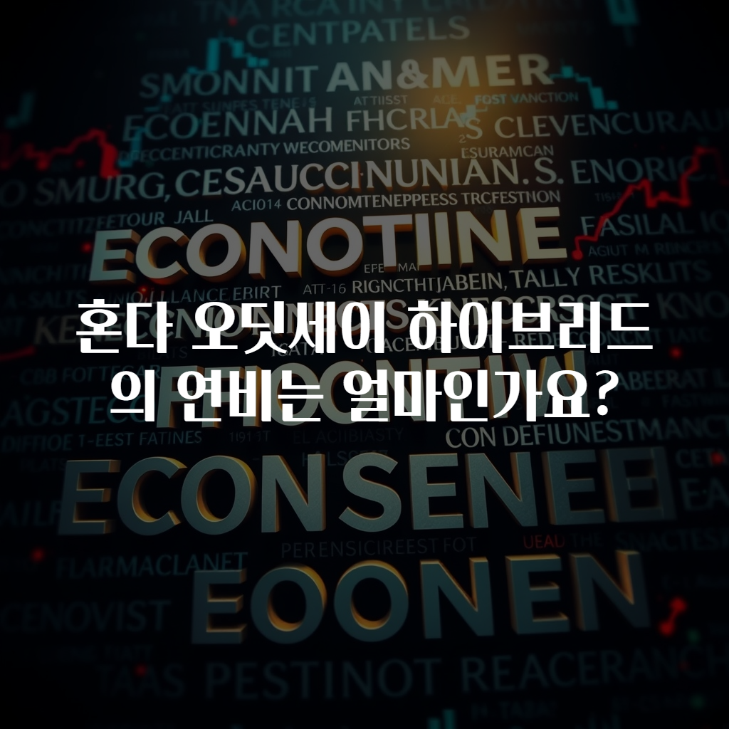혼다 오딧세이 하이브리드의 연비는 얼마인가요?