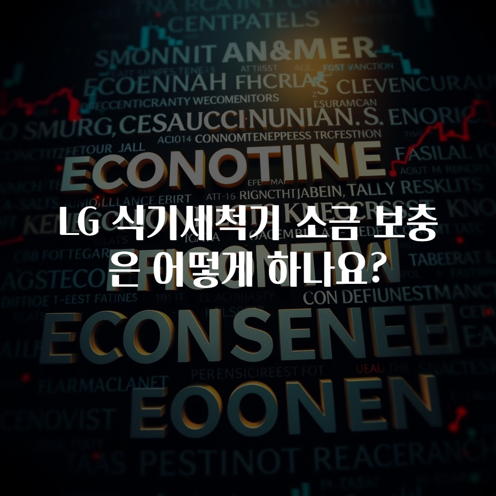 LG 식기세척기 소금 보충은 어떻게 하나요?