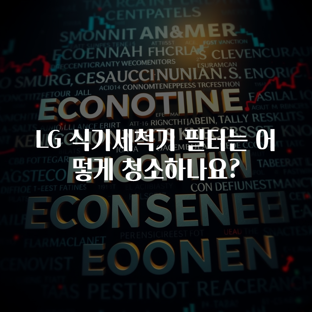 LG 식기세척기 필터는 어떻게 청소하나요?