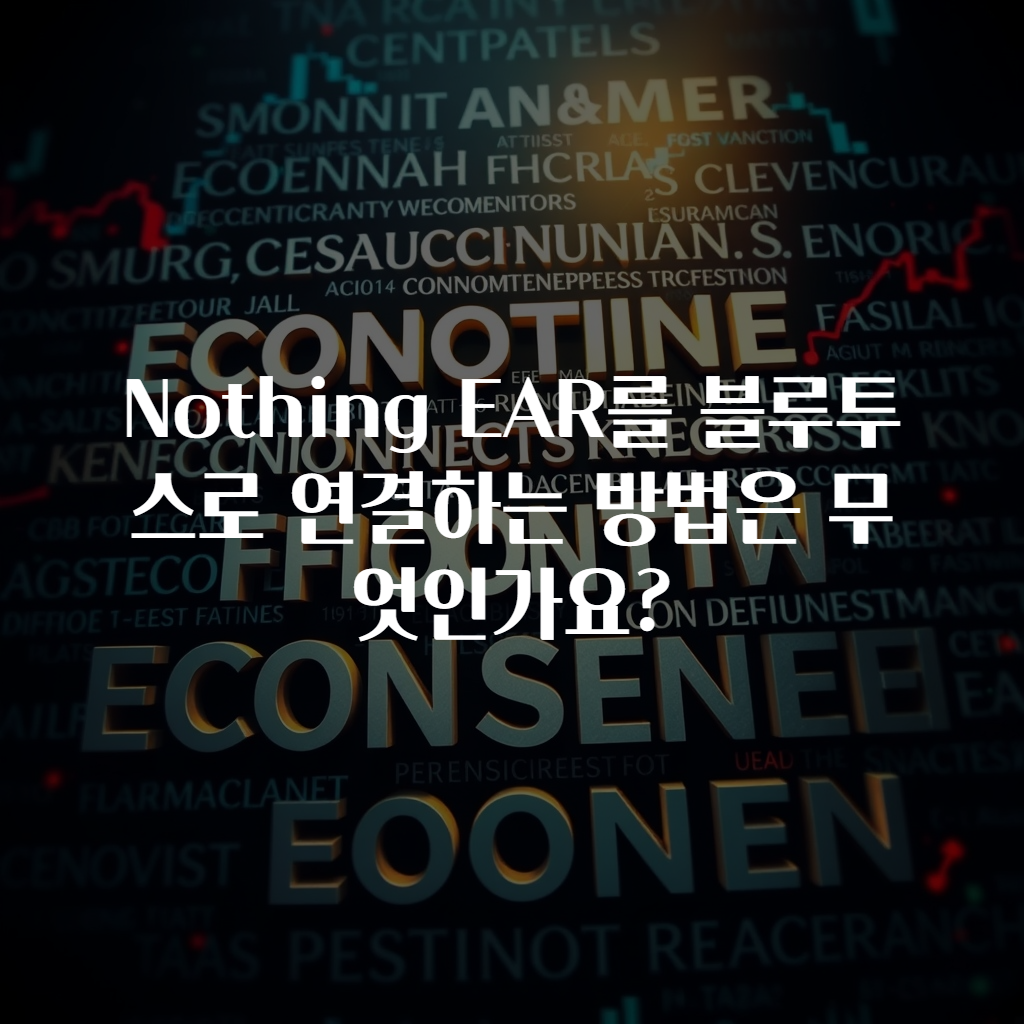 Nothing EAR를 블루투스로 연결하는 방법은 무엇인가요?