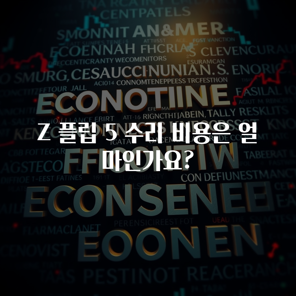 Z 플립 5 수리 비용은 얼마인가요?