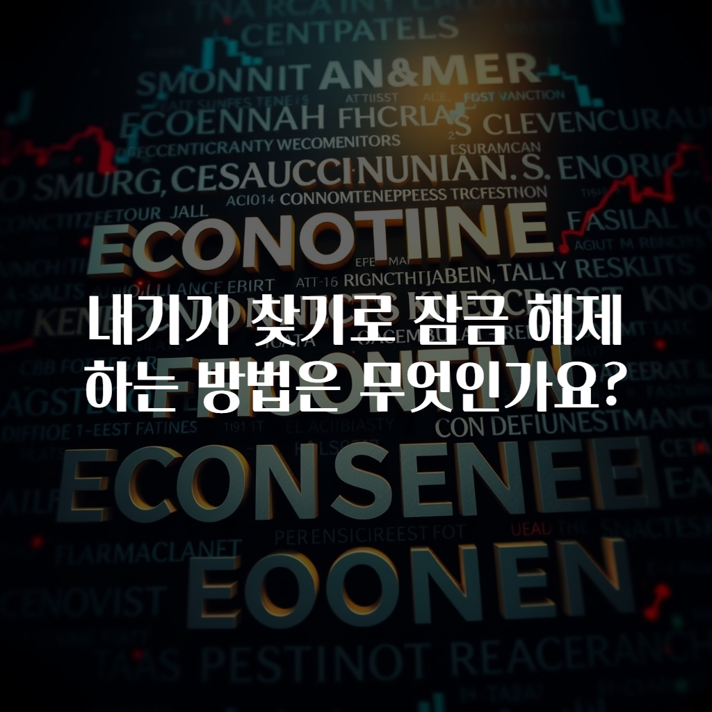 내기기 찾기로 잠금 해제하는 방법은 무엇인가요?