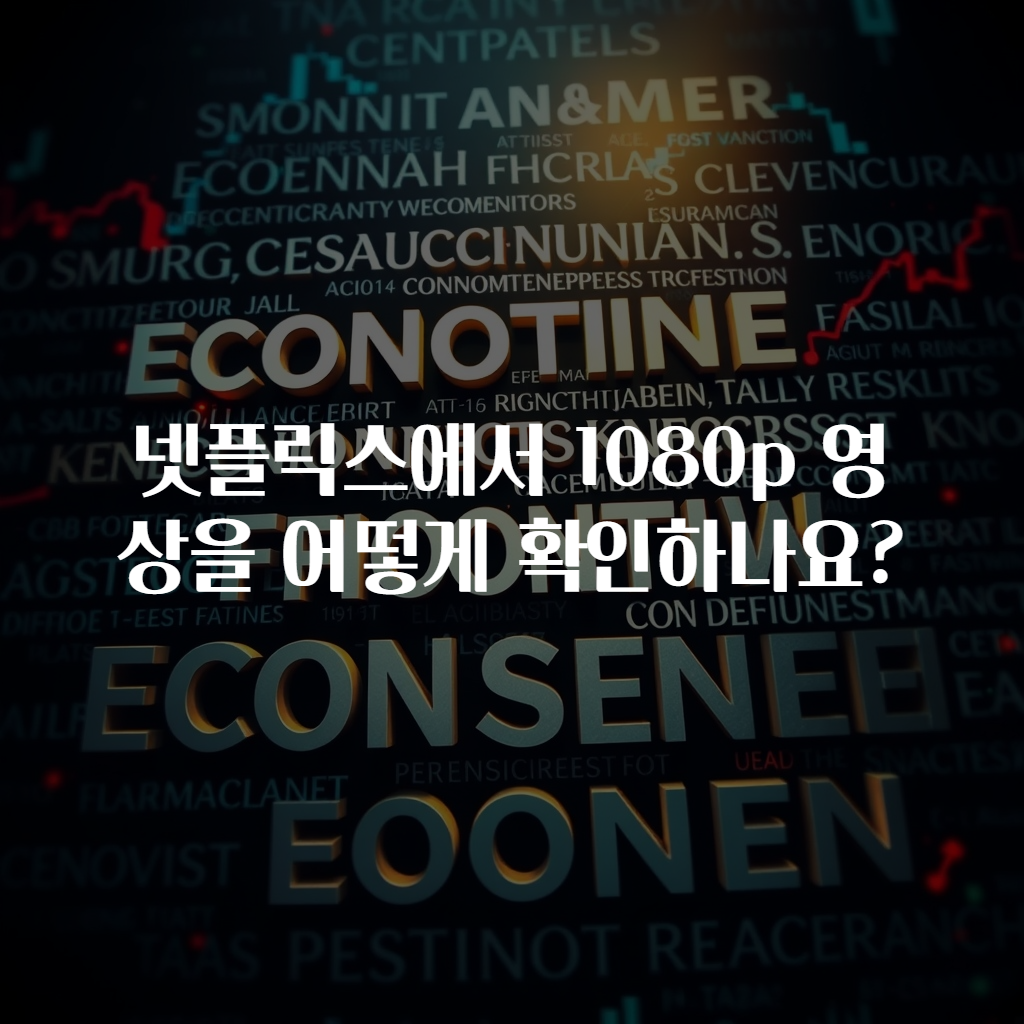 넷플릭스에서 1080p 영상을 어떻게 확인하나요?