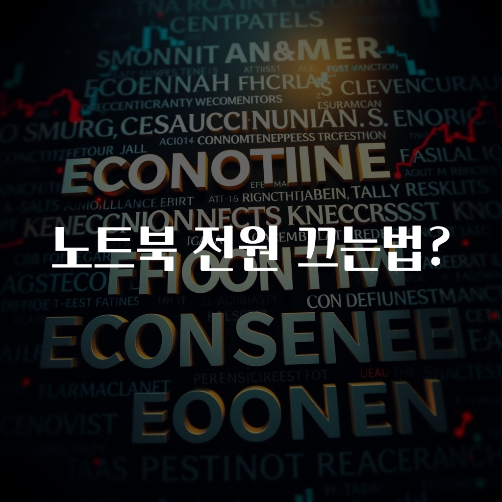 노트북 전원 끄는법?