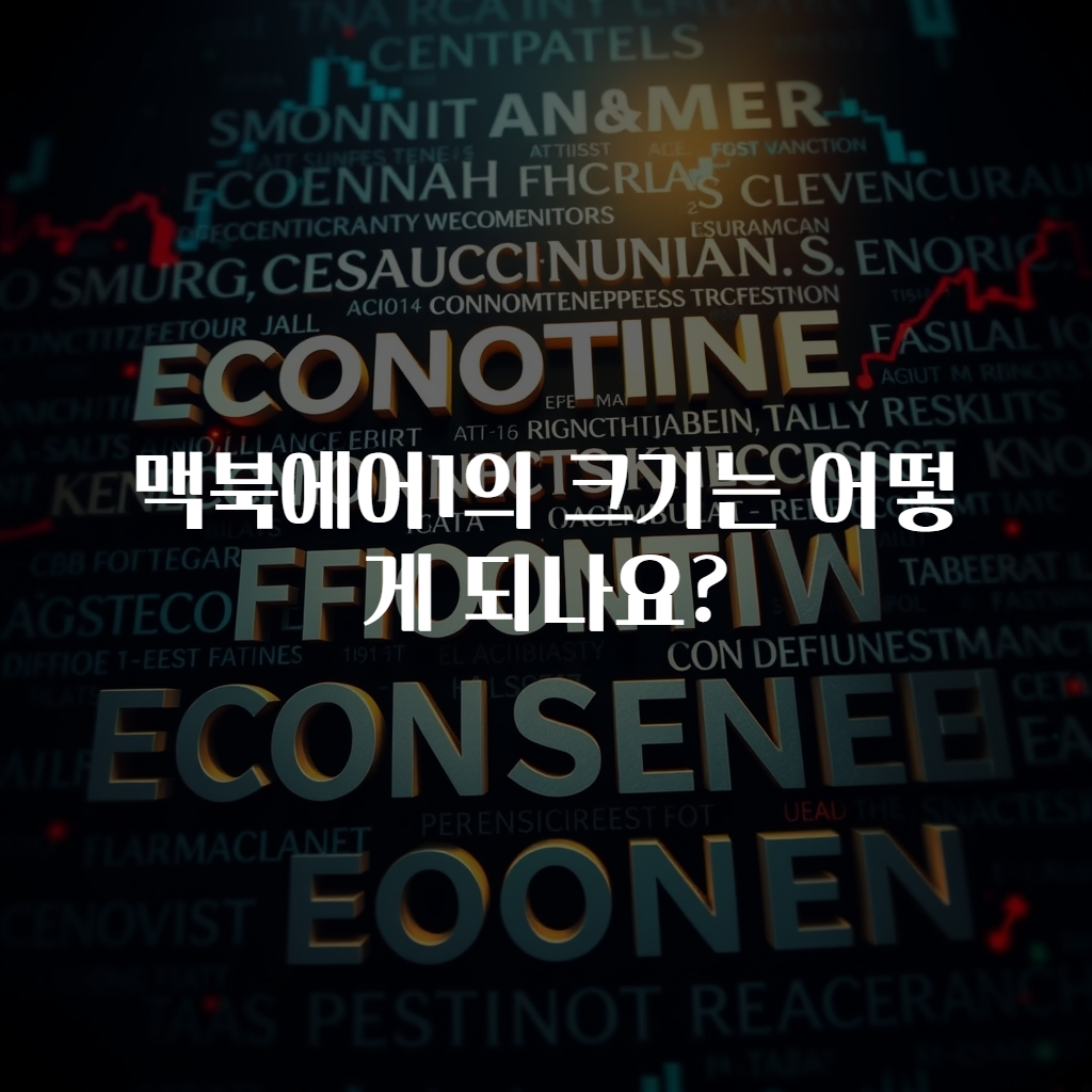 맥북에어1의 크기는 어떻게 되나요?