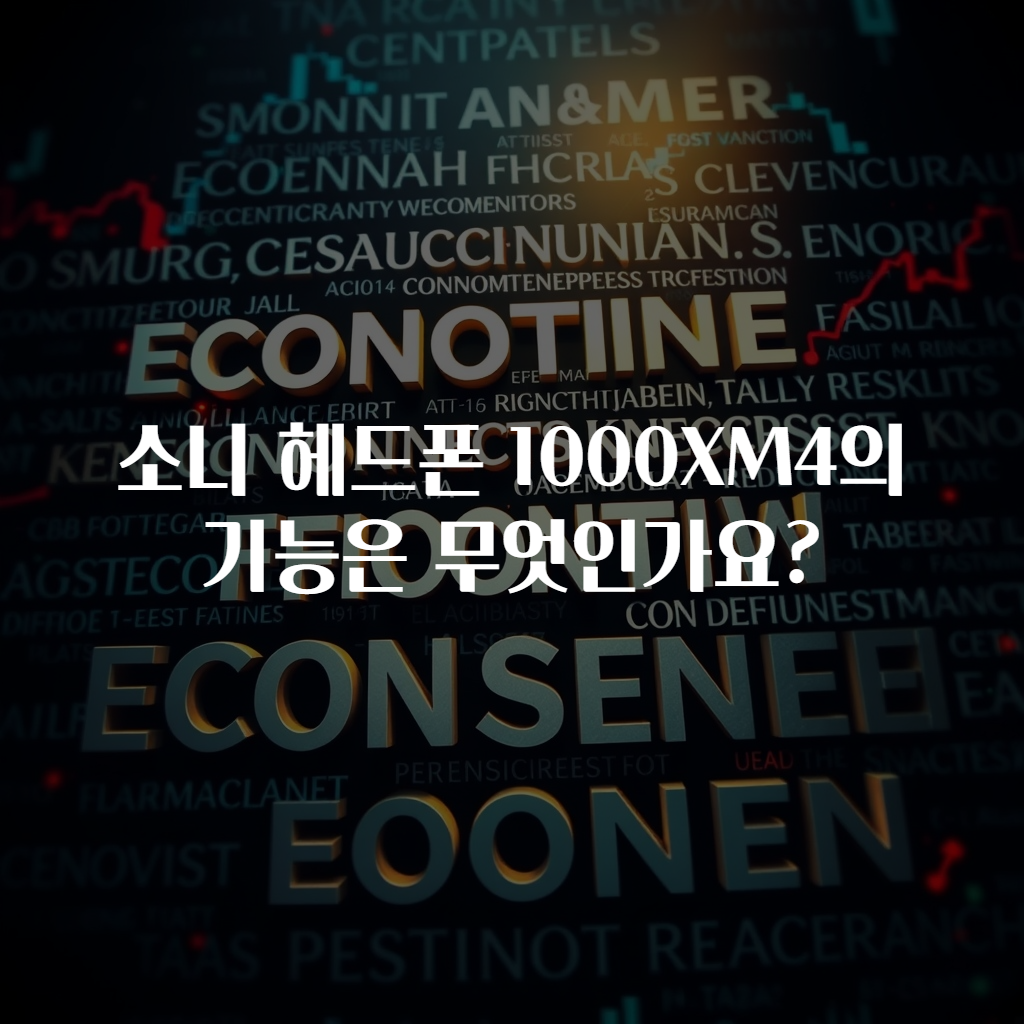 소니 헤드폰 1000XM4의 기능은 무엇인가요?