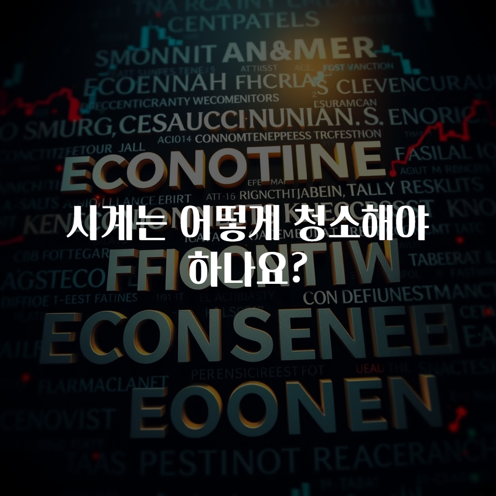 시계는 어떻게 청소해야 하나요?