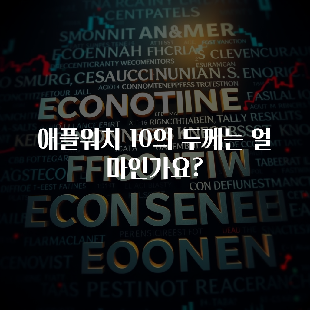 애플워치 10의 두께는 얼마인가요?