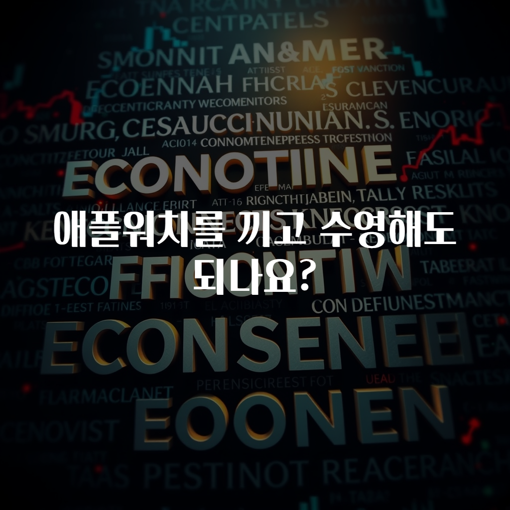 애플워치를 끼고 수영해도 되나요?