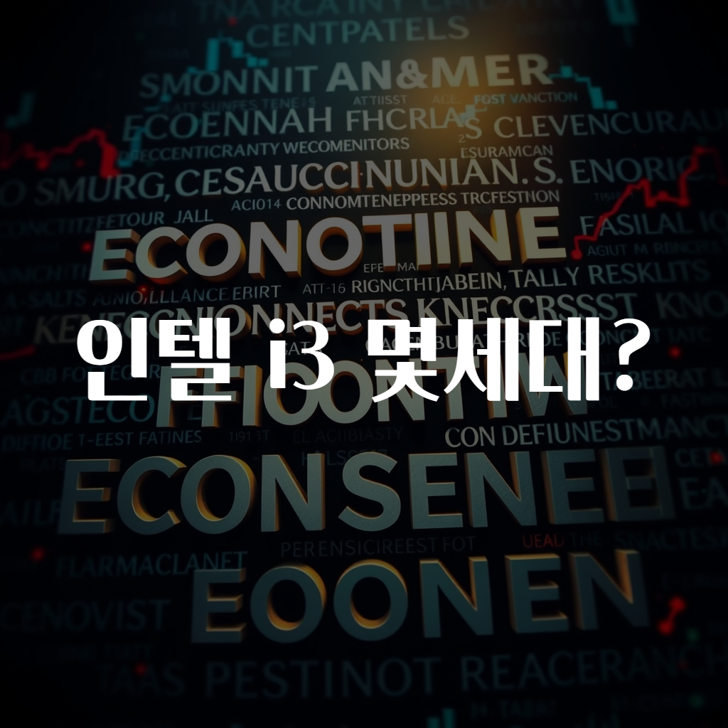 인텔 i3 몇세대?