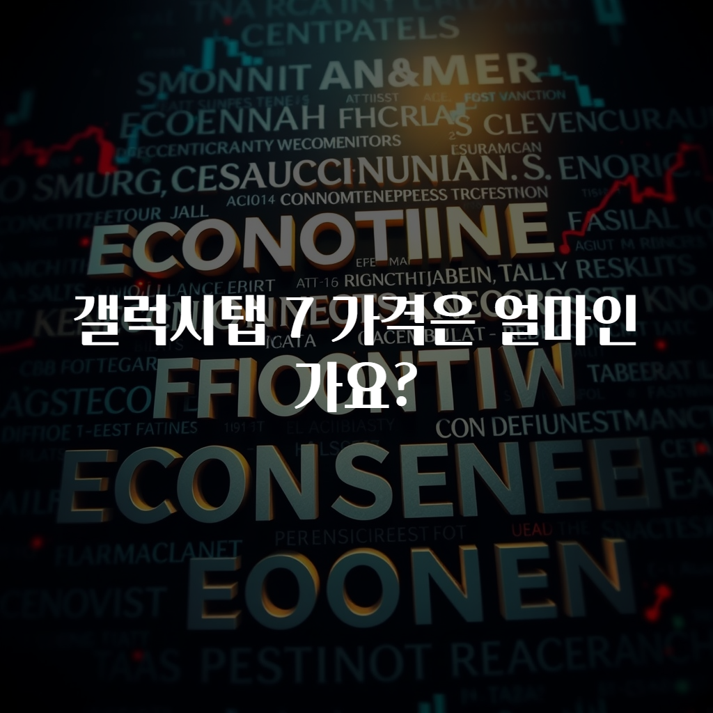 갤럭시탭 7 가격은 얼마인가요?