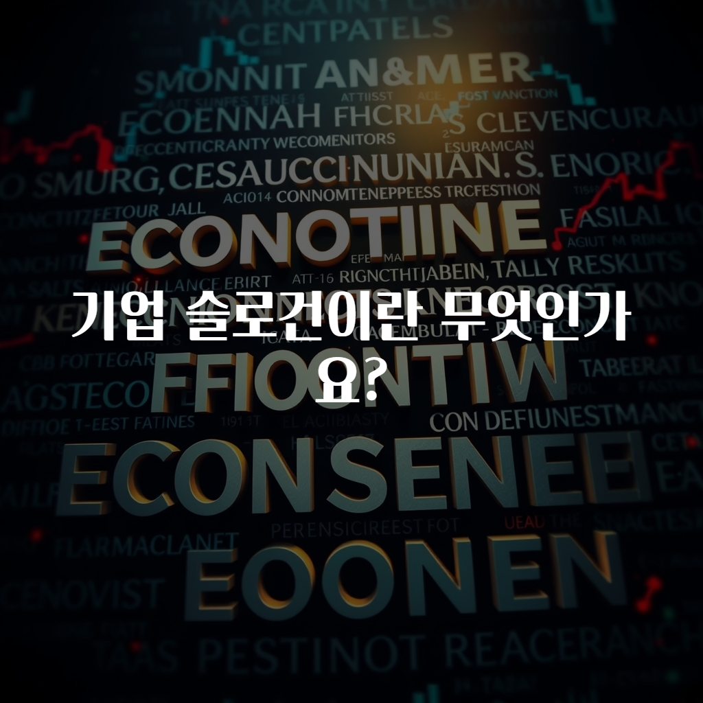 기업 슬로건이란 무엇인가요?