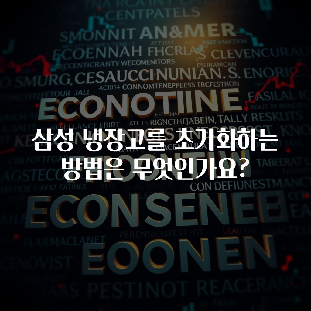 삼성 냉장고를 초기화하는 방법은 무엇인가요?